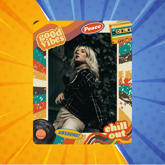 Good Vibe Portrait Fridge Magnet | Size 80mm * 100mm