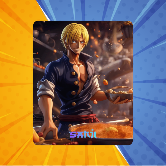 Sanji Cooking One Piece Fridge Magnet | Size 80mm * 100mm