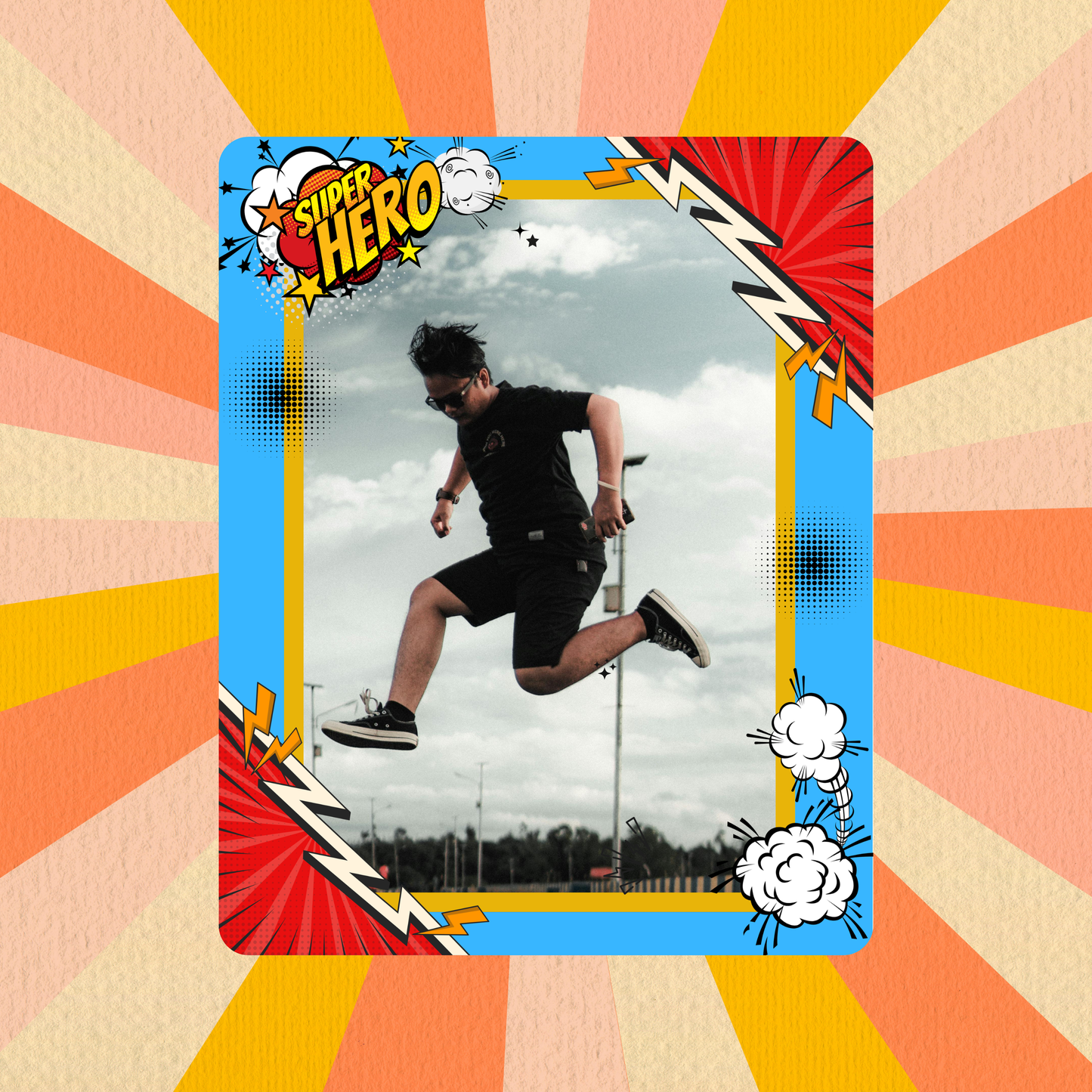 SuperHero Portrait Fridge Magnet | Size 80mm * 100mm