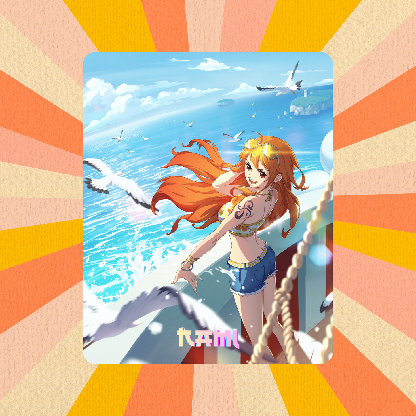 Nami One Piece Fridge Magnet | Size 80mm * 100mm
