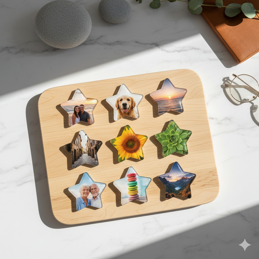 Star Shaped Fridge Magnet | Size 70mm