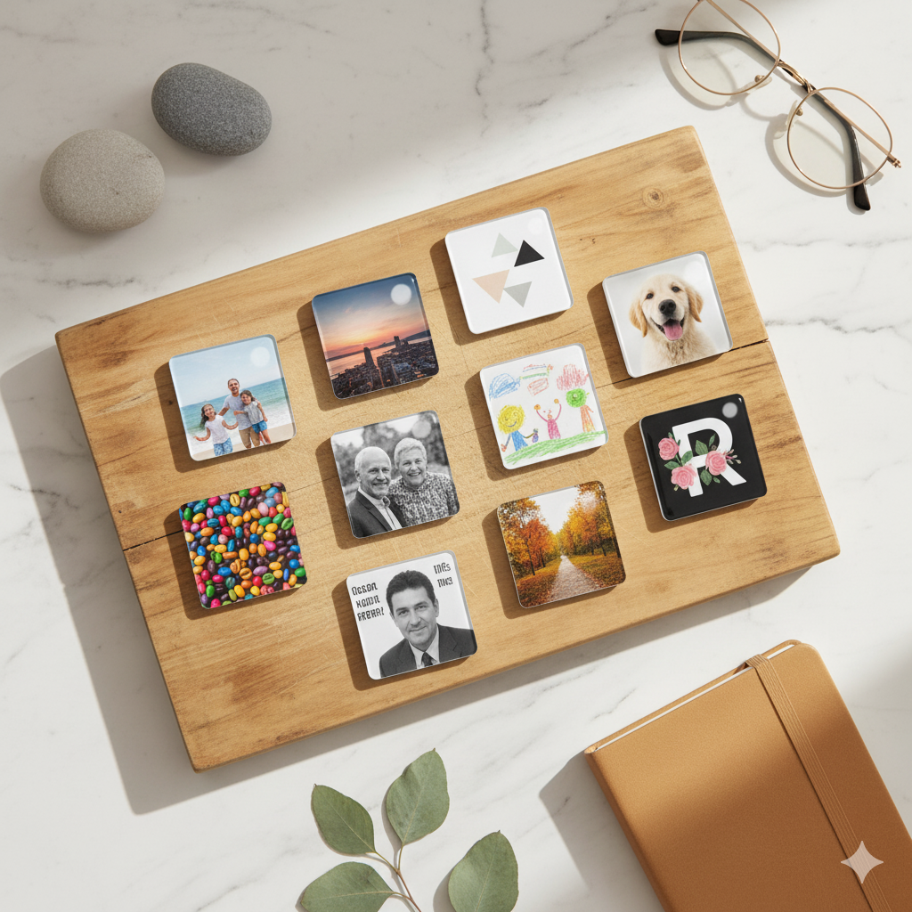 Square Fridge Magnet | Size 70mm