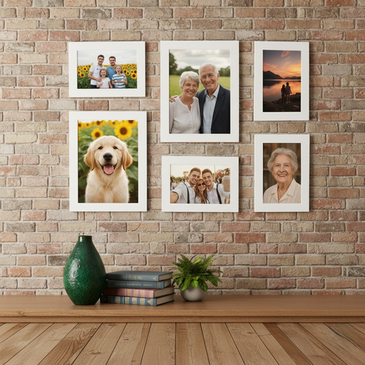 Collage Photo Frames | Set of 6 | Wall Hanging
