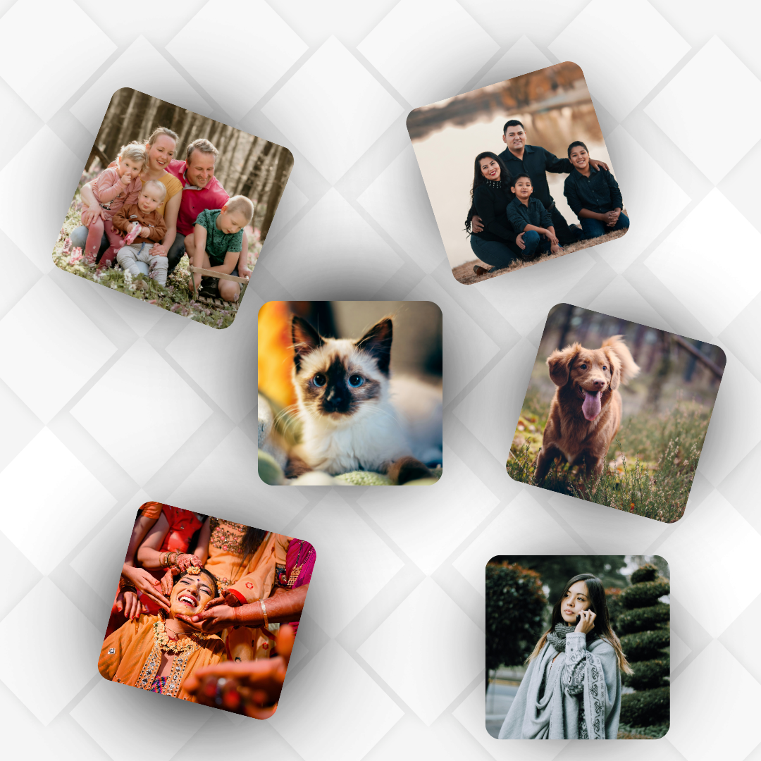 Square Fridge Magnet | Size 70mm