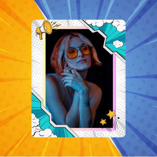 Modern Portrait Fridge Magnet | Size 80mm * 100mm