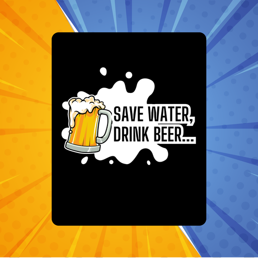 Save Water Fridge Magnet | Size 80mm * 100mm
