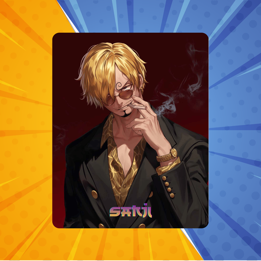 Sanji Smoking One Piece Fridge Magnet | Size 80mm * 100mm