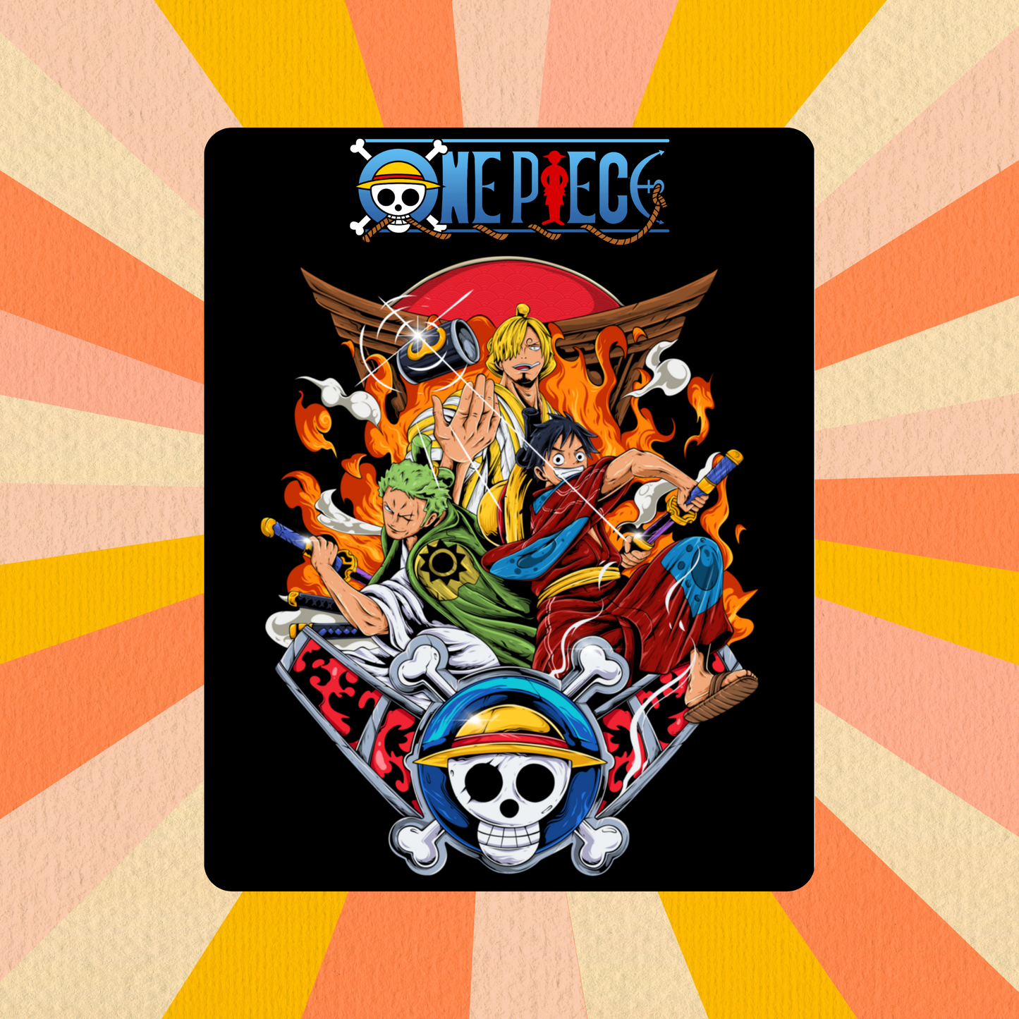 One Piece Gang Fridge Magnet | Size 80mm * 100mm