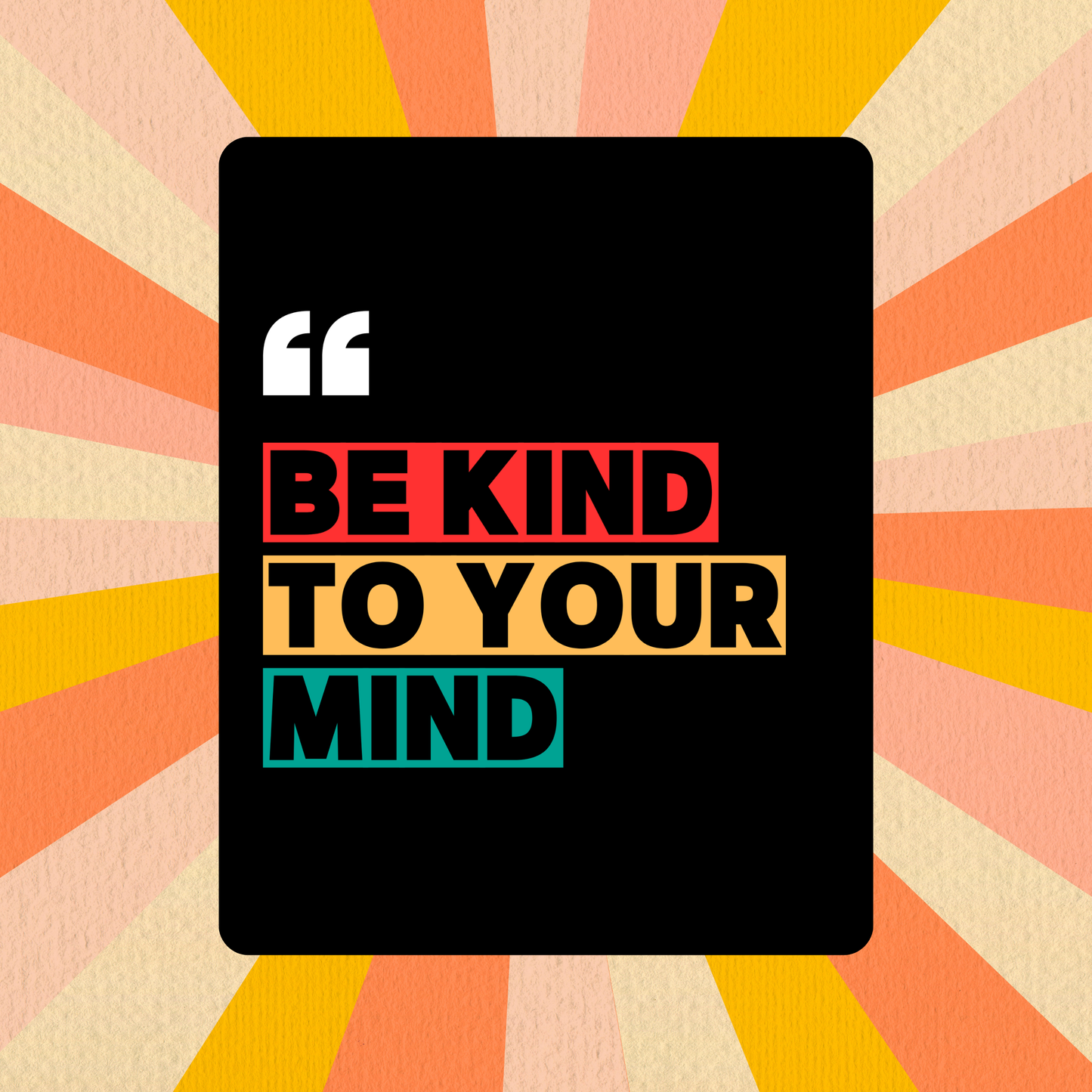 Be Kind Fridge Magnet | Size 80mm * 100m