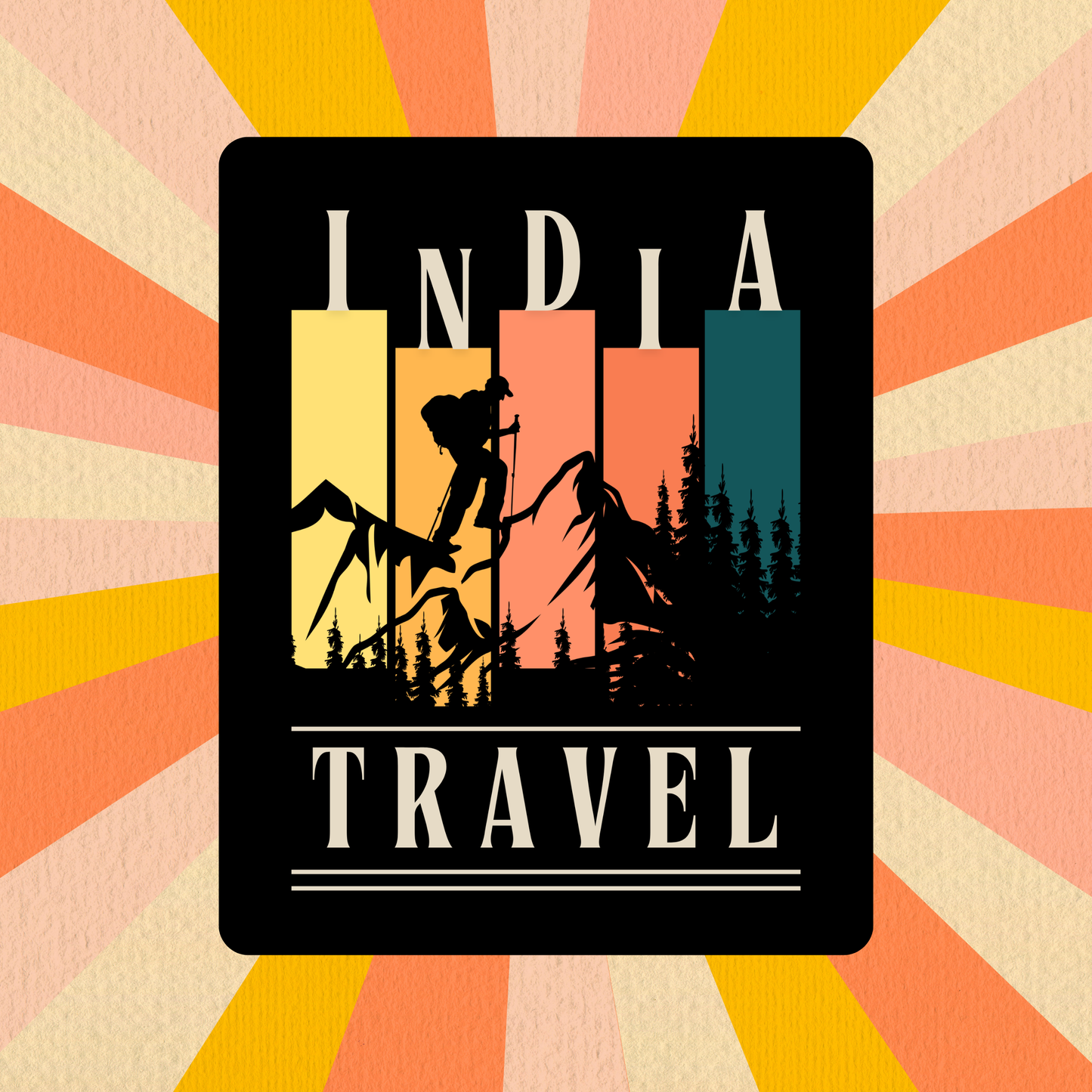 India Travel Fridge Magnet | Size 80mm * 100m