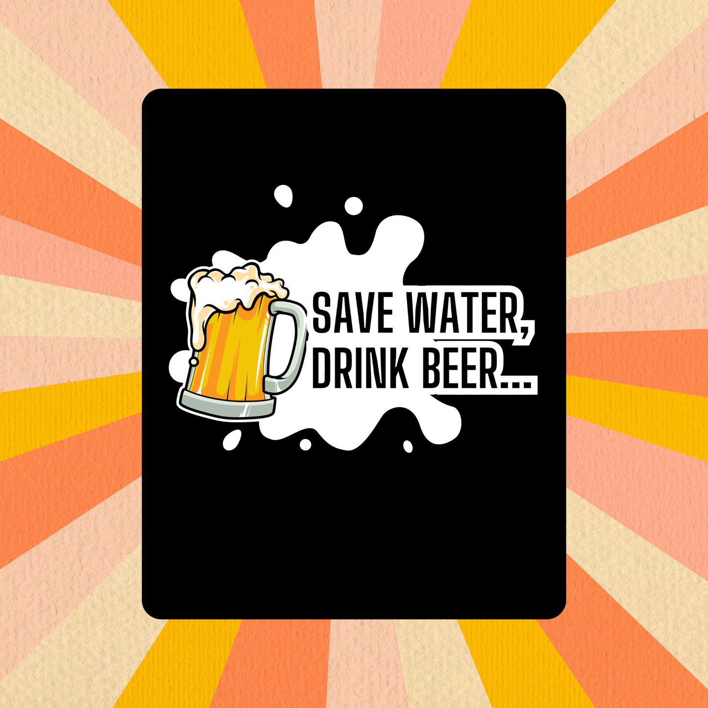 Save Water Fridge Magnet | Size 80mm * 100mm