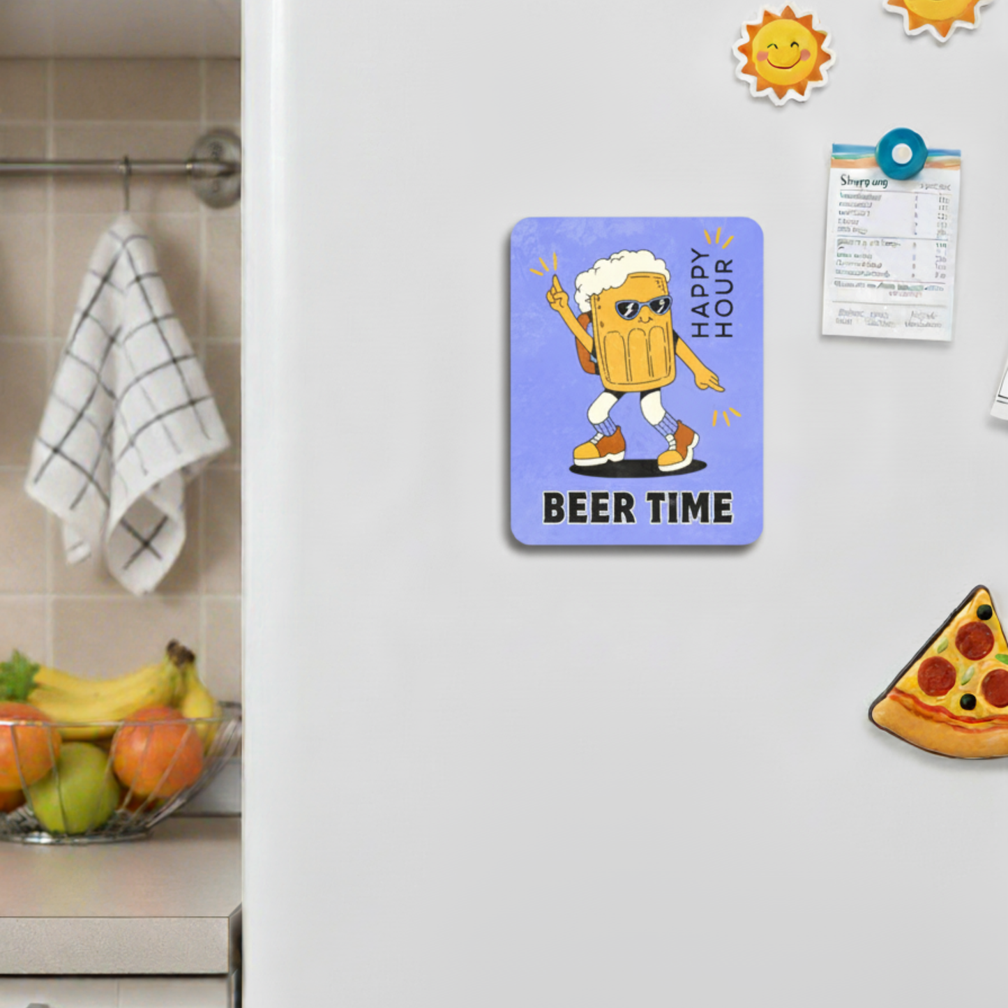 Happy Hour Fridge Magnet | Size 80mm * 100mm