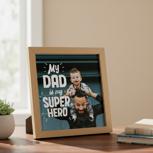 Personalized Dad My Super Hero Gift Frames