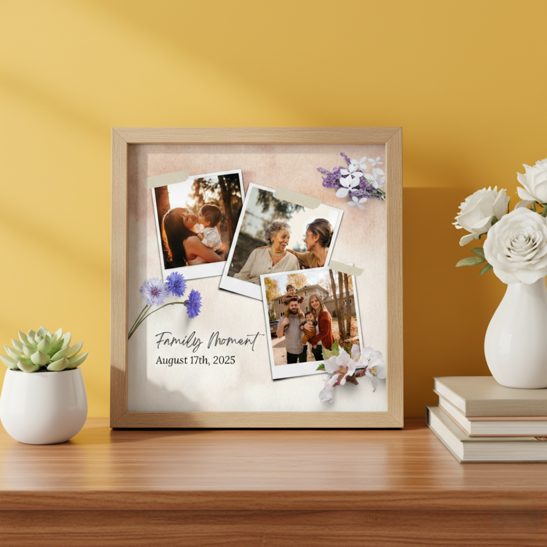 Personalized Happy Family Moment Gift Frames