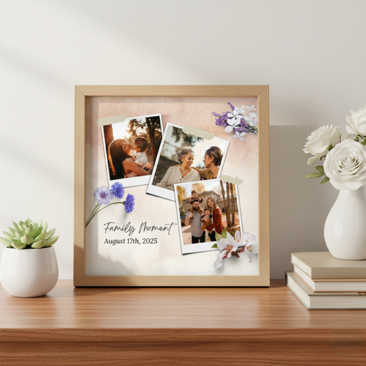 Personalized Happy Family Moment Gift Frames