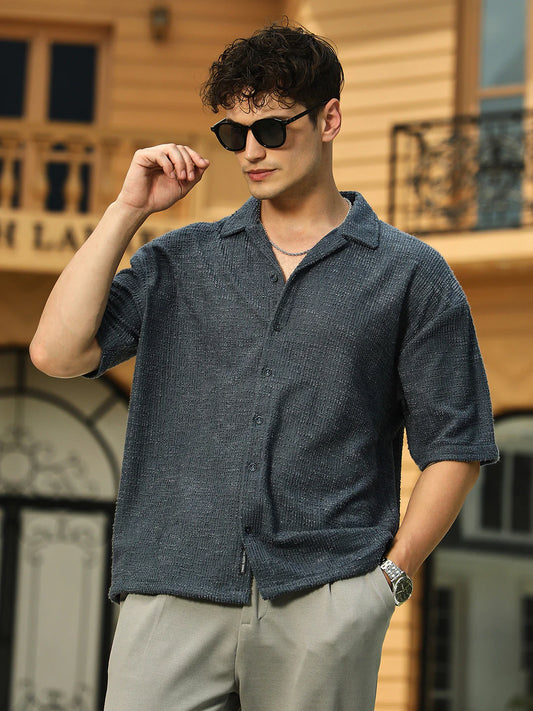 Grey Over Sized Shirt