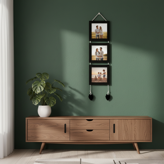 Stylish Wall Hanging Picture Frame Set | 4"*4" Square Frame