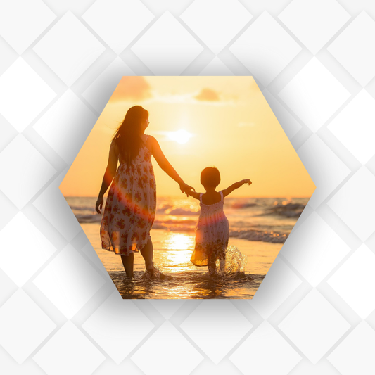 Hexagon Fridge Magnet | Size 70mm