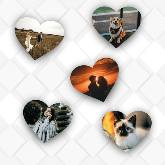 Love Shaped Fridge Magnet | Size 70mm