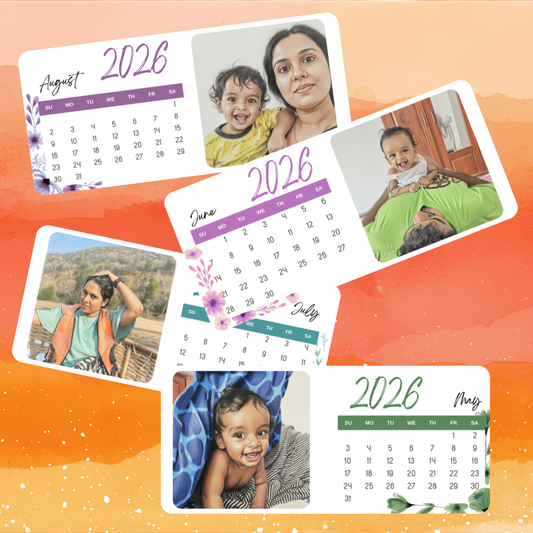 Personalized Sketch Calendar 2026 | A Year Full of Your Memories