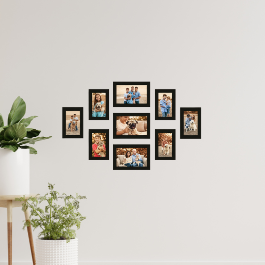 Photo Frame Set of 9 | Wall Hanging