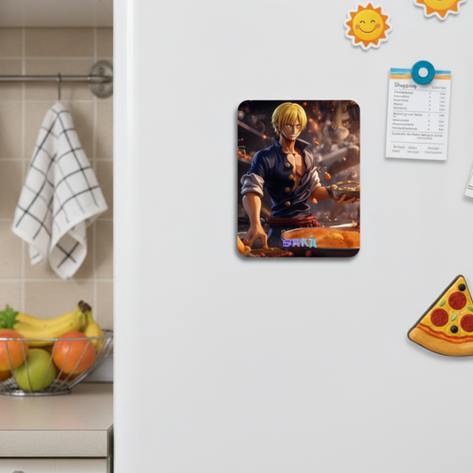 Sanji Cooking One Piece Fridge Magnet | Size 80mm * 100mm