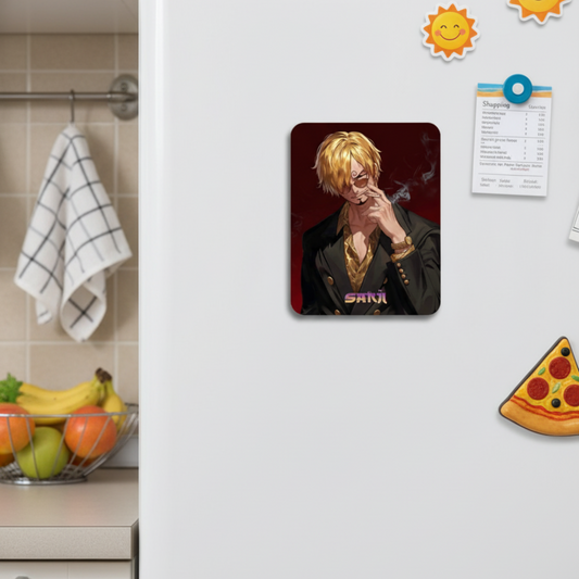 Sanji Smoking One Piece Fridge Magnet | Size 80mm * 100mm